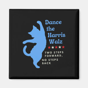 Imán Bailar con los Harris Wheimer 2024 Gato Lady Vote 