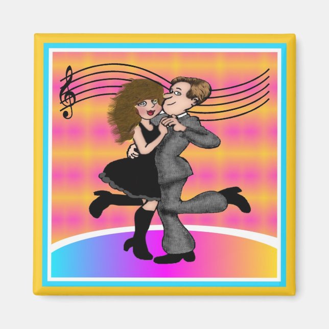 Imán Bailar la noche lejos (Frente)