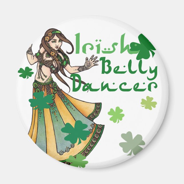 Imán Bailarín Belly irlandés (Frente)