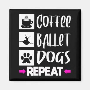 Imán Bailarín de ballet Ballerina Café Perros Regalo