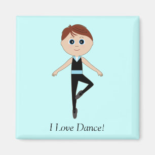 Imán Bailarín de ballet del muchacho: Amo danza