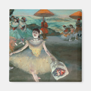 Imán Bailarín de Edgar Degas el con el ramo,