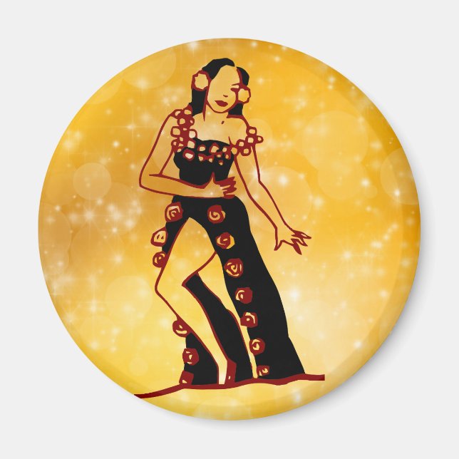 Imán Bailarín de flamenco (Frente)