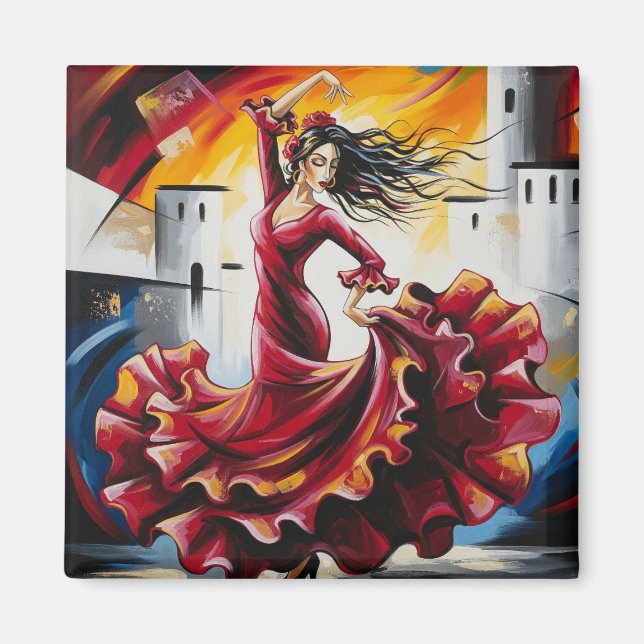 Imán Bailarín de flamenco de España (Frente)