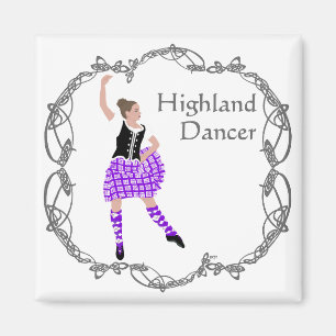 Imán Bailarín de las Highlands escocesas Nudo celta Púr