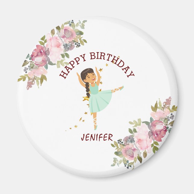Imán Bailarín | Fiesta de cumpleaños del Ballet Floral  (Frente)