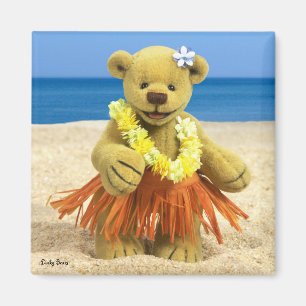 Imán Bailarín pequeño de Hula de los osos