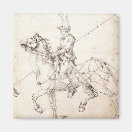 Imán Bailarina a caballo por Albrecht Durer
