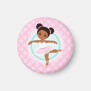 Imán Bailarina afroamericana - bailarín de ballet