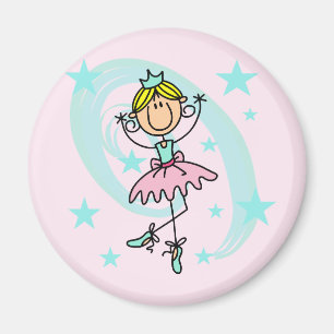 Imán Bailarina - Camisetas y regalos rubios