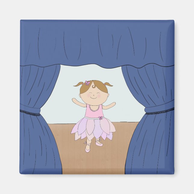 Imán bailarina chica (Frente)