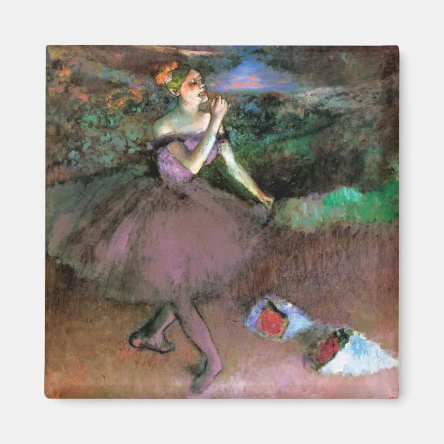 Imán Bailarina con Bouquets de Degas (Frente)
