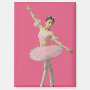 Imán Bailarina con tutú rosa