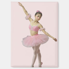 Imán Bailarina con tutú rosa