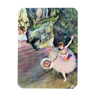 Imán Bailarina con un Bouquet de flores de Edgar Degas