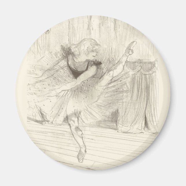 Imán Bailarina de ballet, Toulouse-Lautrec (Frente)