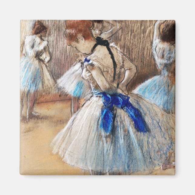 Imán Bailarina de cinta azul, Edgar Degas (Frente)