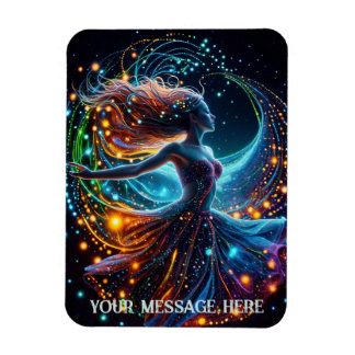 Imán bailarina de galaxia femenina agraciada