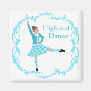 Imán Bailarina de las Highlands escocesas Nudo celta Tu