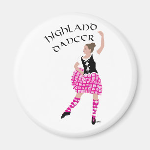 Imán Bailarina de las Tierras Altas Rosa