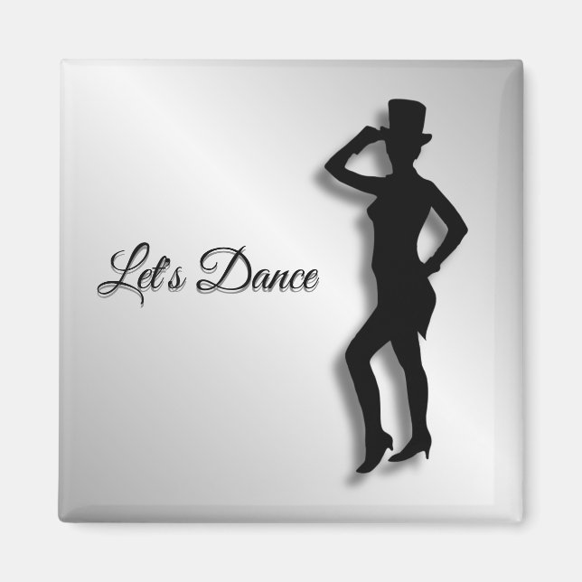 Imán Bailarina de Tap Vamos a bailar (Frente)