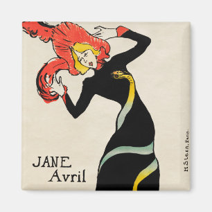 Imán Bailarina del Art Nouveau Jane Avril por Toulouse