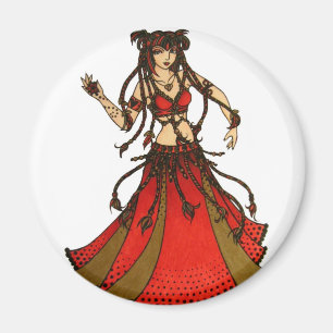 Imán Bailarina del vientre tribal de Alliecat