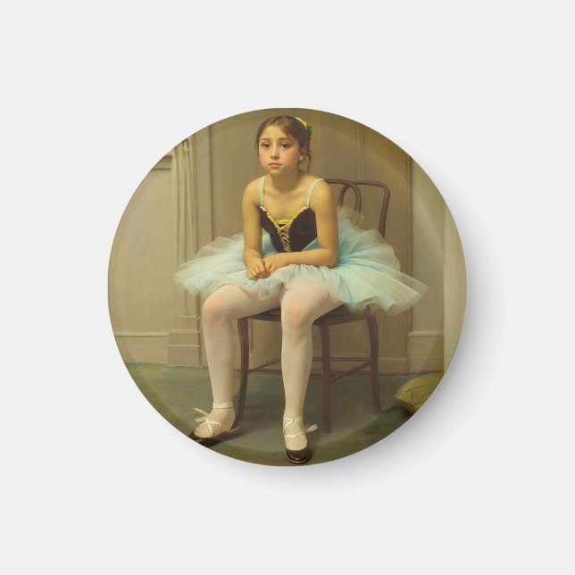 Imán Bailarina descansando despues de la clase de baile (Frente)