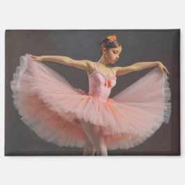 Imán Bailarina desplegando su tutu