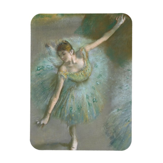 Imán Bailarina en Green Edgar Degas (Vertical)