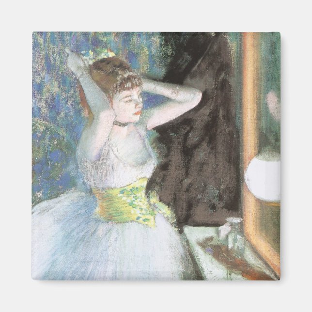 Imán Bailarina en su camerino de Edgar Degas (Frente)