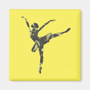 Imán Bailarina moderna de ballet