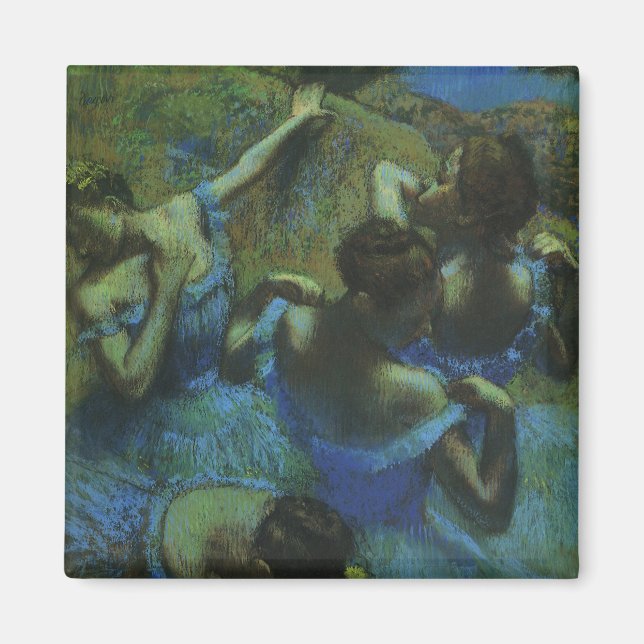 Imán Bailarinas azules de Edgar Degas, impresionismo vi (Frente)