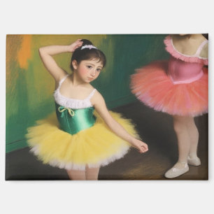 Imán Bailarinas con colores vivos