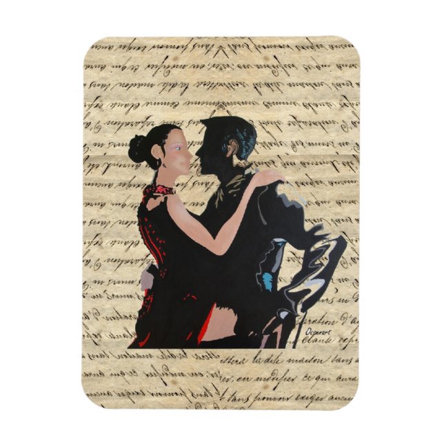 Imán Bailarinas de tango (Vertical)