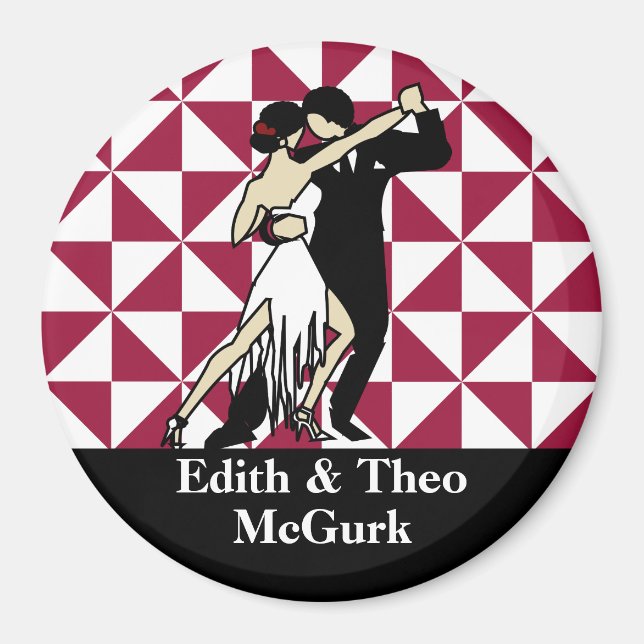 Imán Bailarinas de tango (Frente)