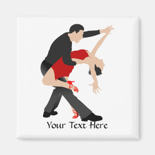 Imán Bailarinas de tango (personalizadas)
