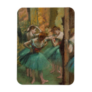 Imán Bailarinas, Edgar Degas, rosa y verde