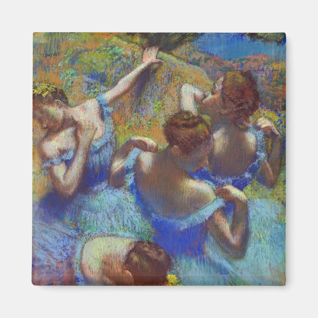 Imán Bailarinas en azul, Edgar Degas (Frente)