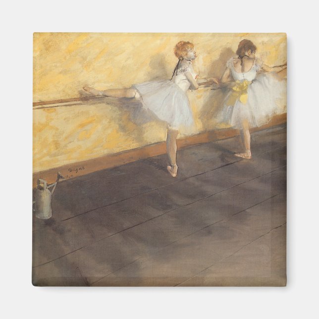 Imán Bailarinas en el bar de Edgar Degas, ballet de épo (Frente)