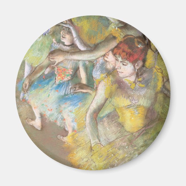 Imán Bailarinas en el Escenario por Edgar Degas (Frente)