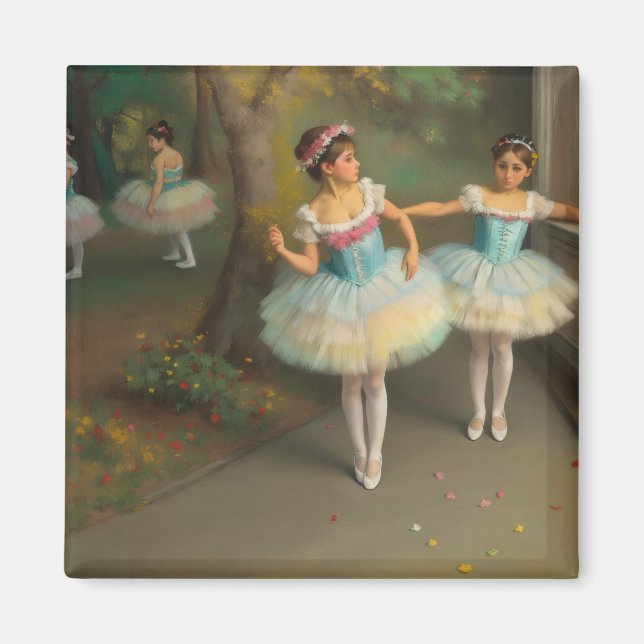 Imán Bailarinas en el estilo romántico (Frente)