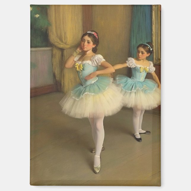 Imán Bailarinas en el estilo romántico (Anverso)