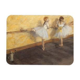 Imán Bailarinas en la barra por Edgar Degas, Ballet Vin