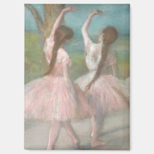 Imán Bailarinas en rosa Edgar Degas