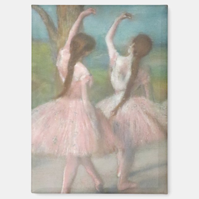 Imán Bailarinas en rosa Edgar Degas (Anverso)