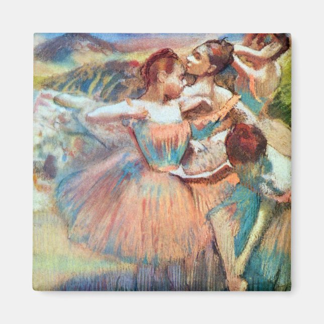Imán Bailarinas en un paisaje de Edgar Degas (Frente)