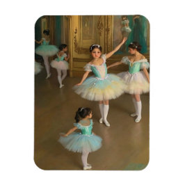 Imán Bailarinas esperando para actuar