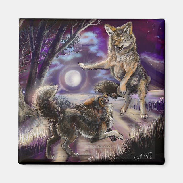 Imán Bailarinas lunares (Frente)