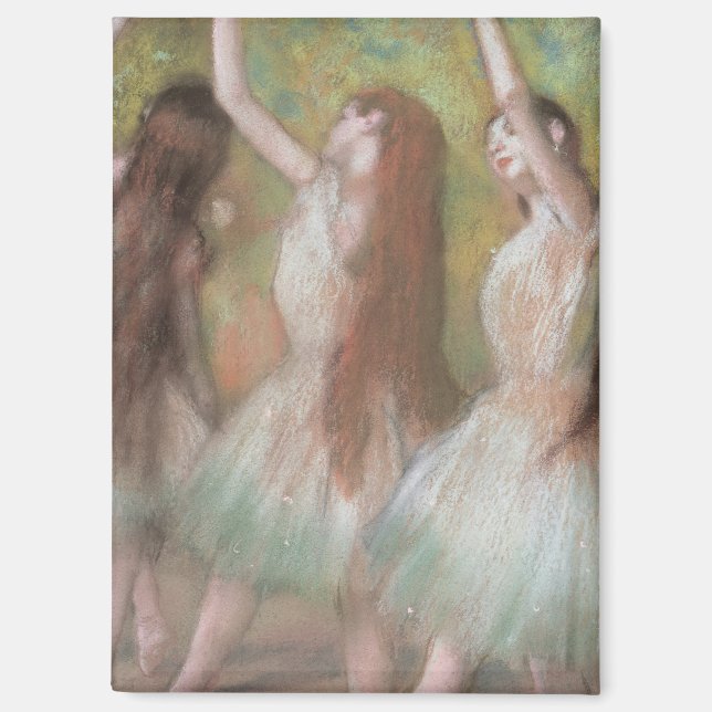 Imán Bailarinas Verdes de Edgar Degas, Arte Antiguo de  (Anverso)